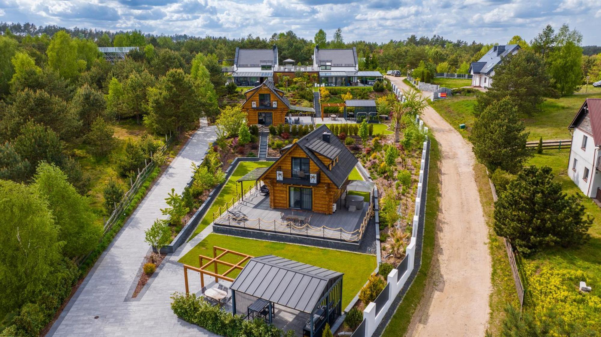 Palmowe Wzgorze Skoszewo - Domek Dolny Buitenkant foto